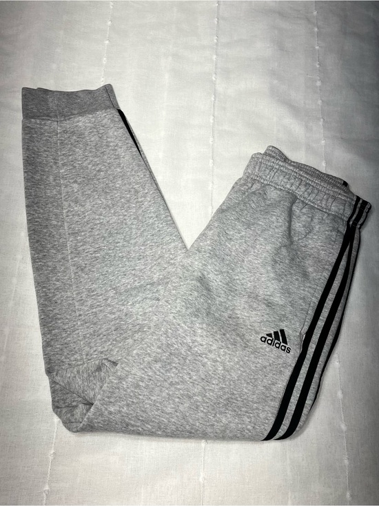 adidas Pants - Adidas Women’s or Teens Grey Three-Stripe Joggers Size Medium